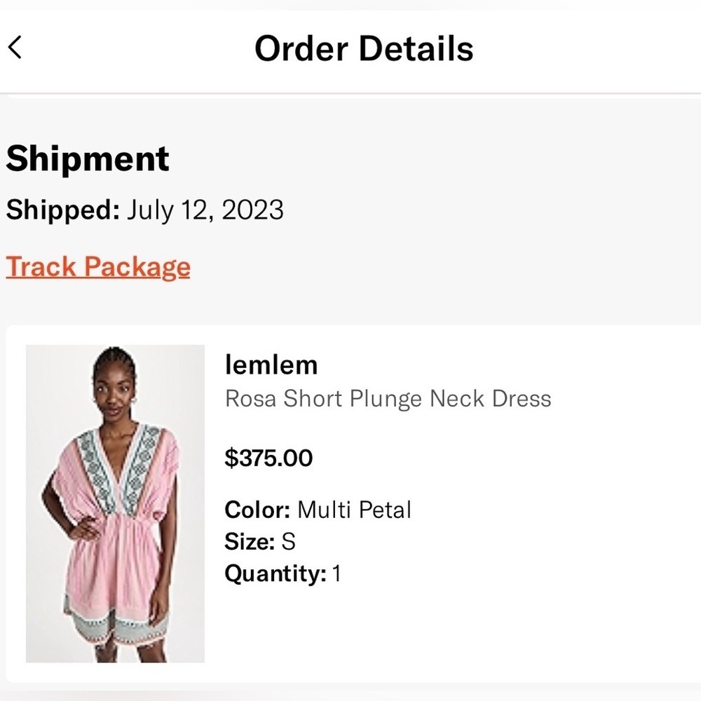 SOLD OUT Lemlem Rosa Pink Embroidered Resort Coverup Dress NWT S - Picture 13 of 13